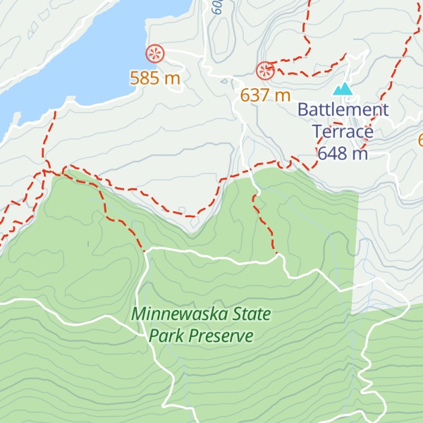 Map of Margaret Cliff