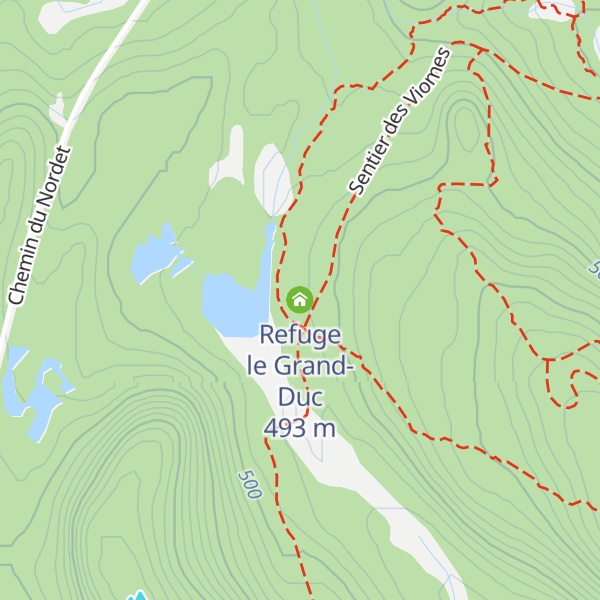Map of Refuge le Grand-Duc