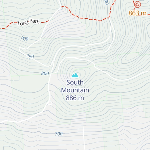 Map of South Mountain