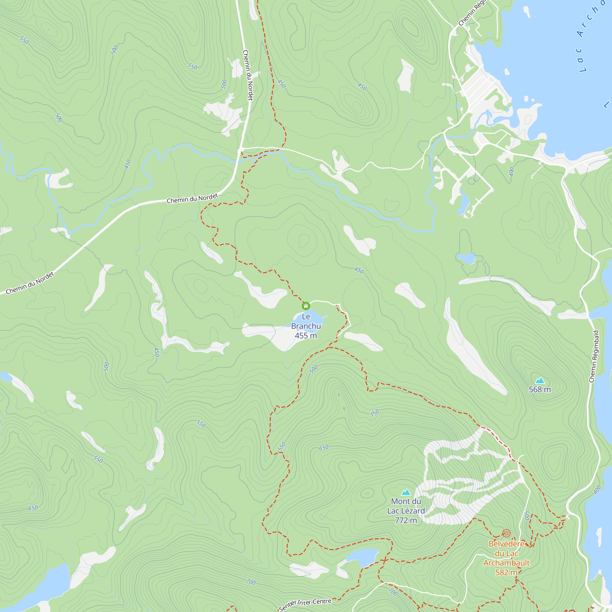 Le Branchu map
