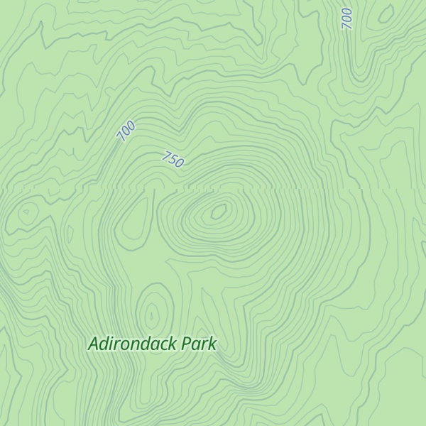 Map of Kunjamuk Mountain