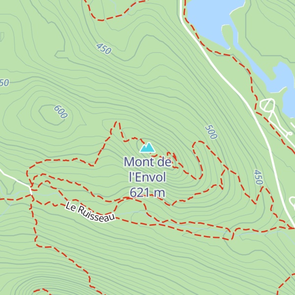 Map of Mont de l'Envol