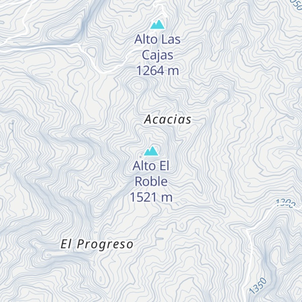Map of Alto El Roble