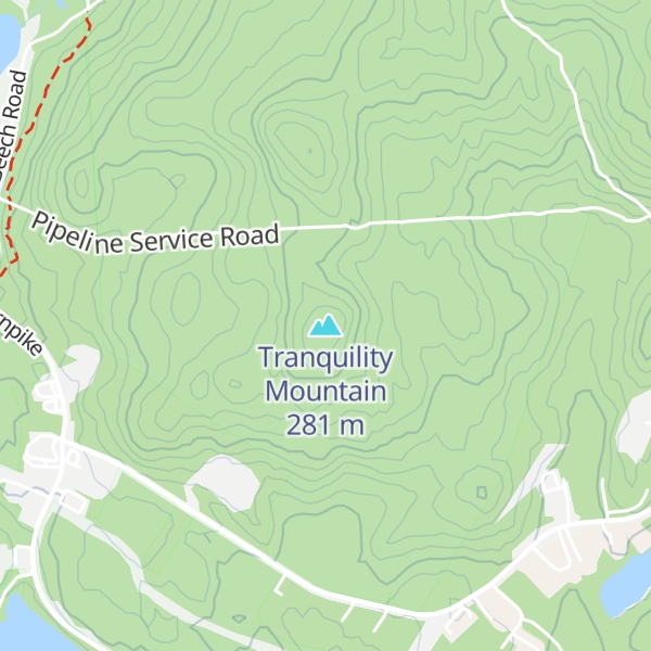 Map of Tranquility Mountain