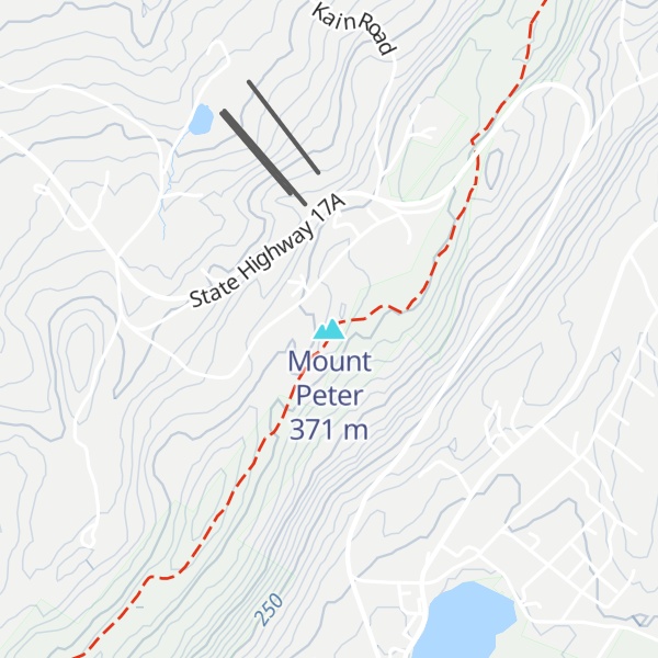 Map of Mount Peter