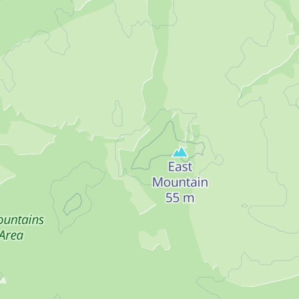 Map of Forked River Mountain