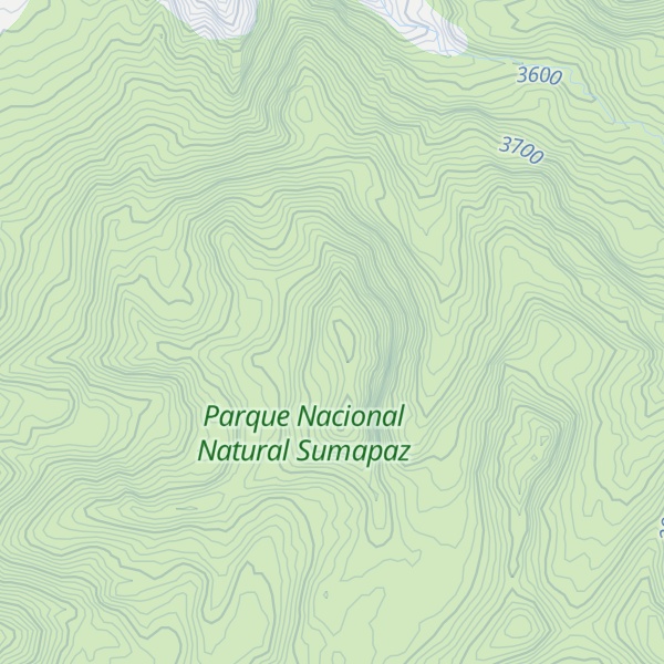 Map of Cerro Gobernador