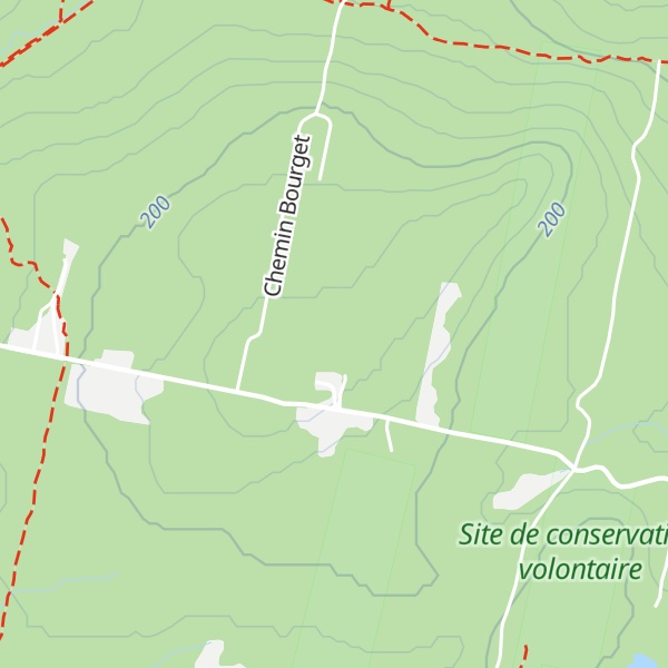 Map of Mont Rigaud