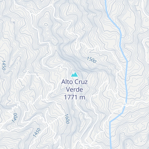 Map of Alto Cruz Verde