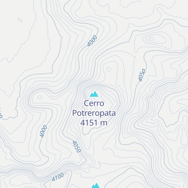 Map of Cerro Potreropata