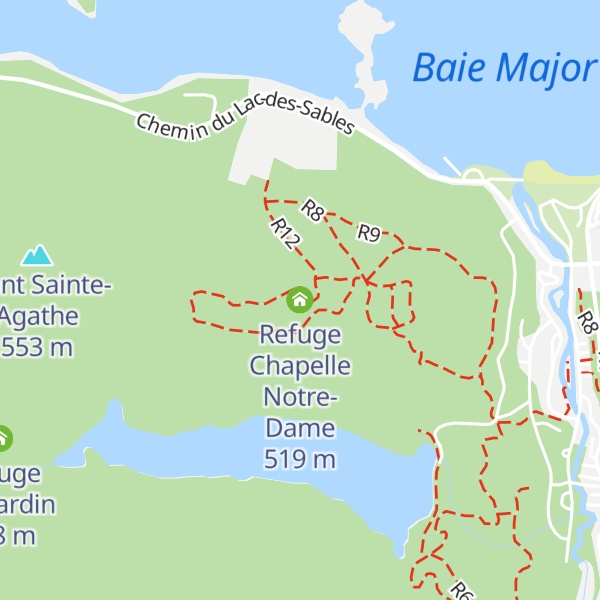 Map of Refuge Chapelle Notre-Dame