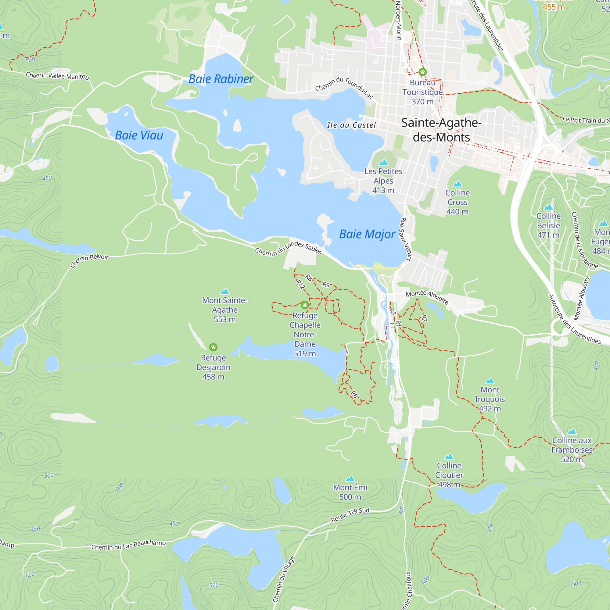 Refuge Chapelle Notre-Dame map