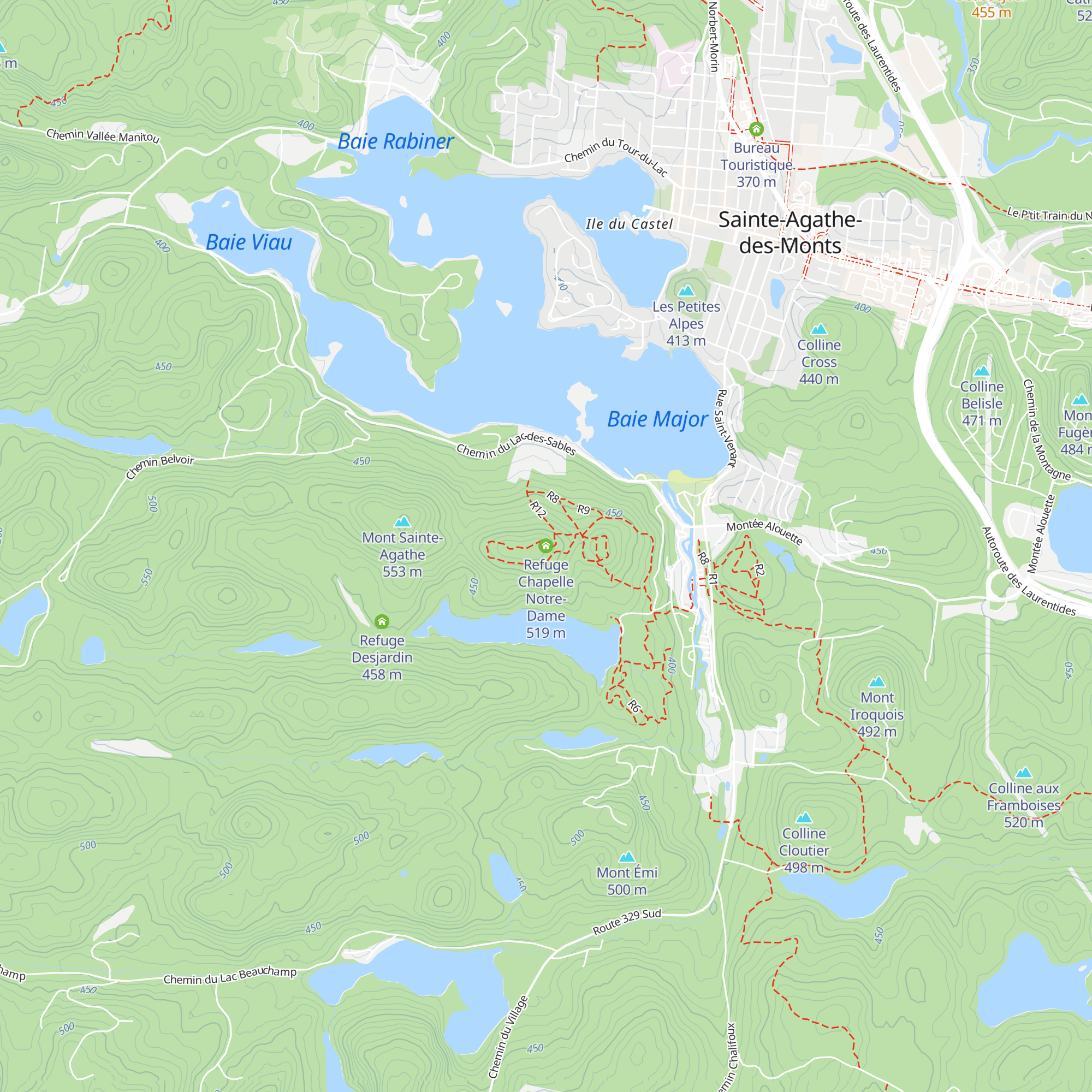 Refuge Chapelle Notre-Dame map