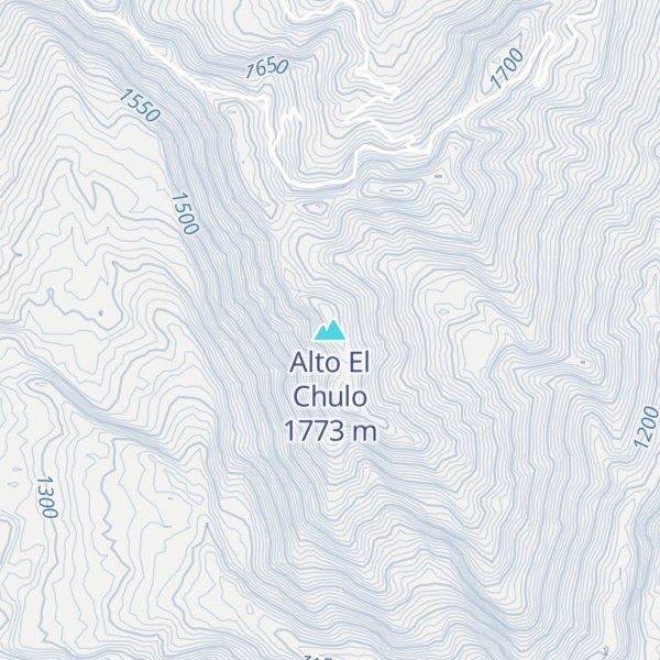 Map of Alto El Chulo