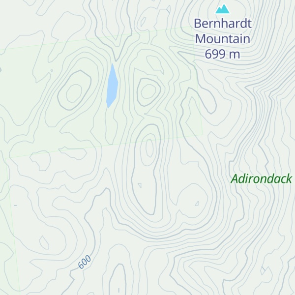 Map of Ferguson Mountain