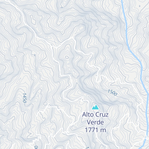 Map of Alto De Cruz Verde