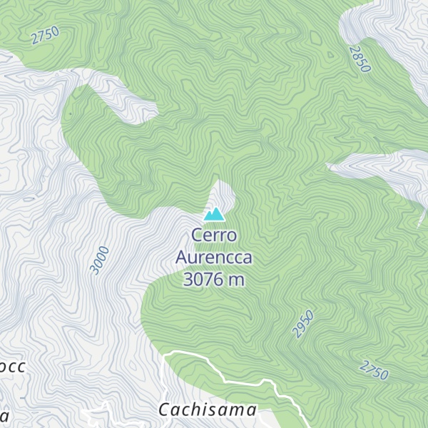Map of Cerro Aurencca