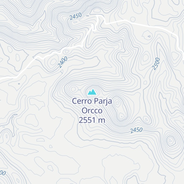 Map of Cerro Parja Orcco
