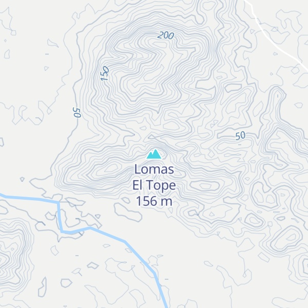 Map of Lomas El Tope