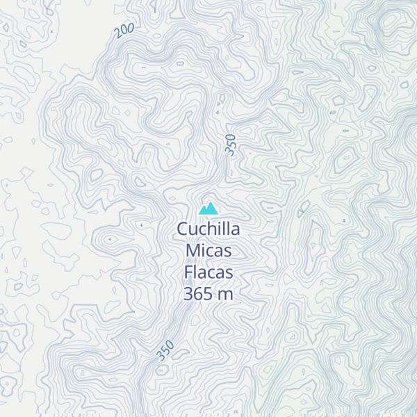 Map of Cuchilla Micas Flacas