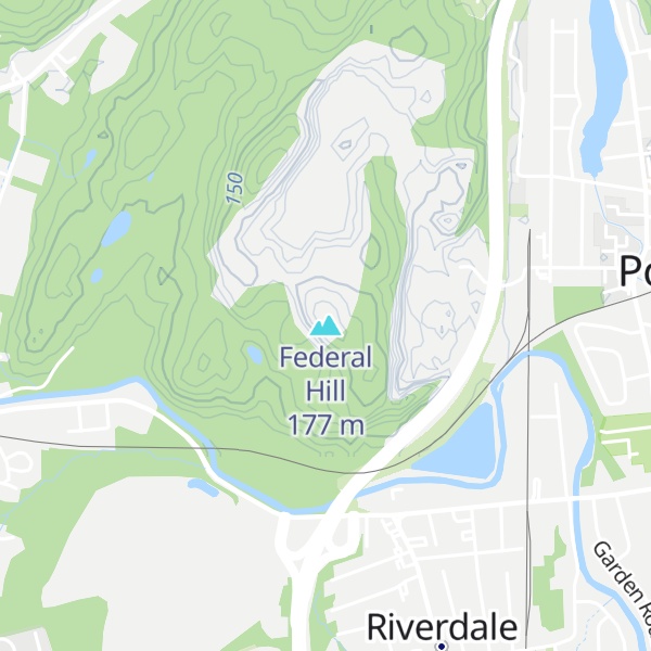 Map of Federal Hill