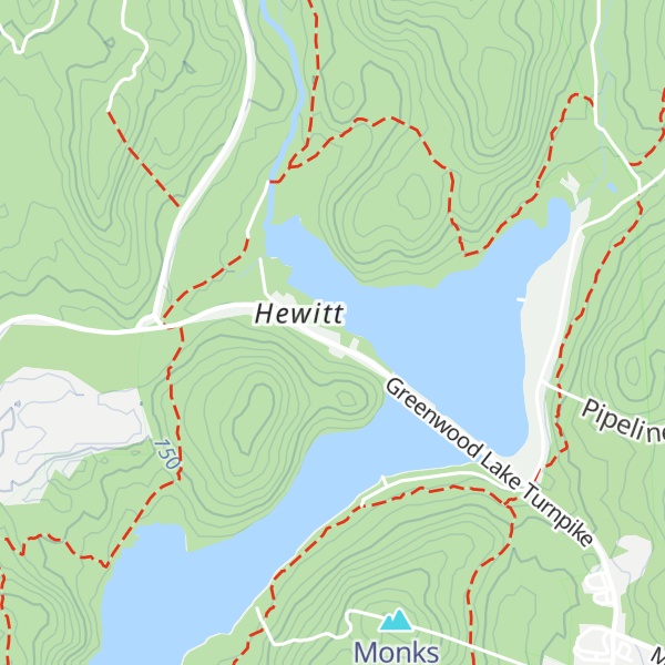 Map of Long Pond State Park Office
