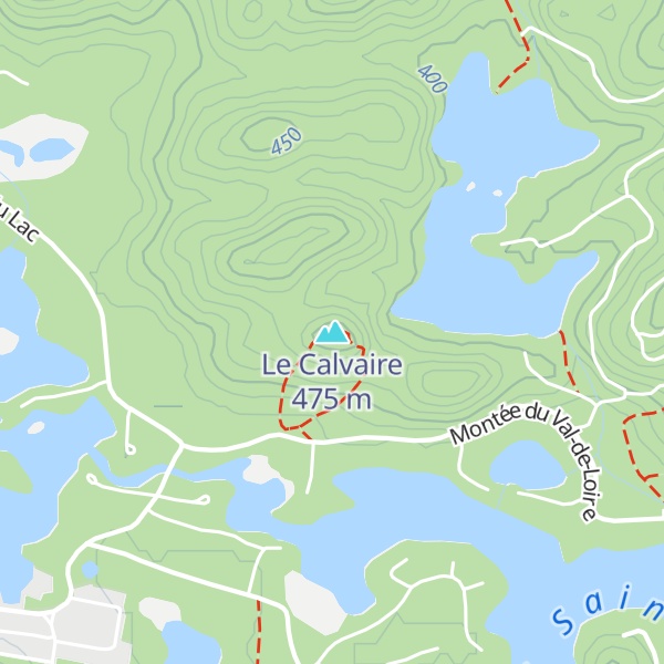 Map of Le Calvaire