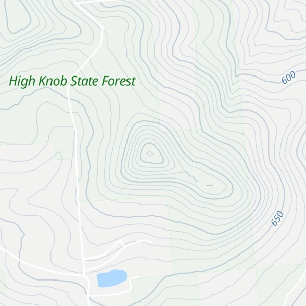 Map of High Knob