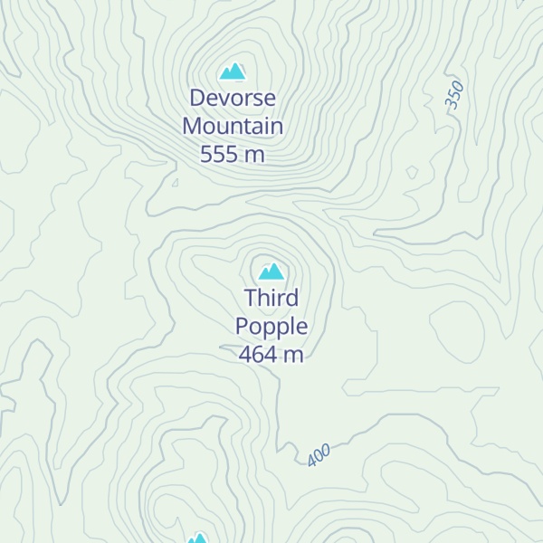 Map of Third Popple