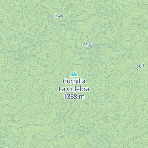 Map of Cuchilla La Culebra