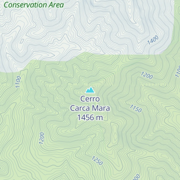 Map of Cerro Carca Mara
