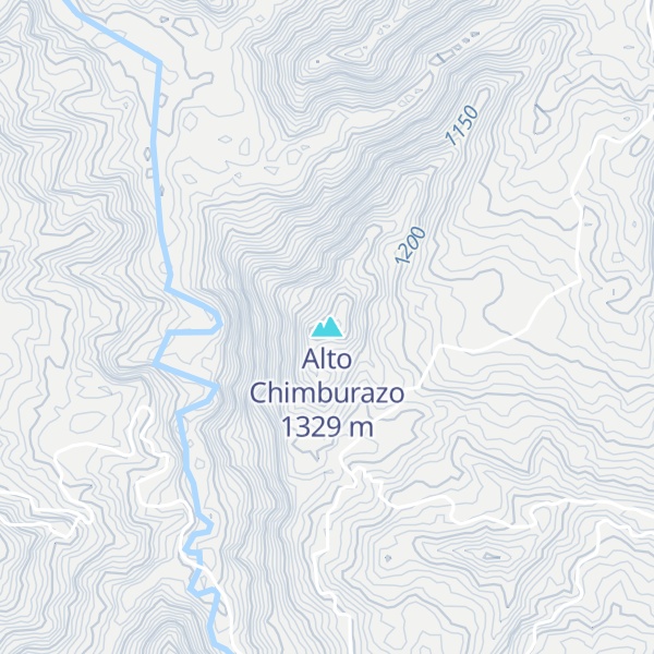 Map of Alto Chimburazo
