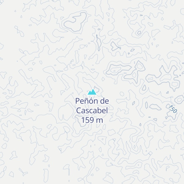 Map of Peñón de Cascabel