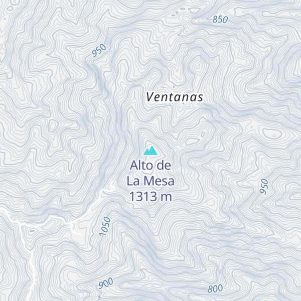 Map of Alto de La Mesa