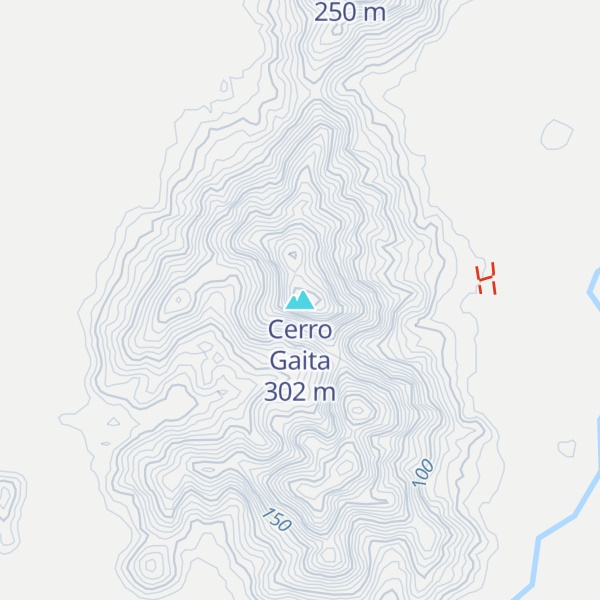 Map of Cerro Gaita