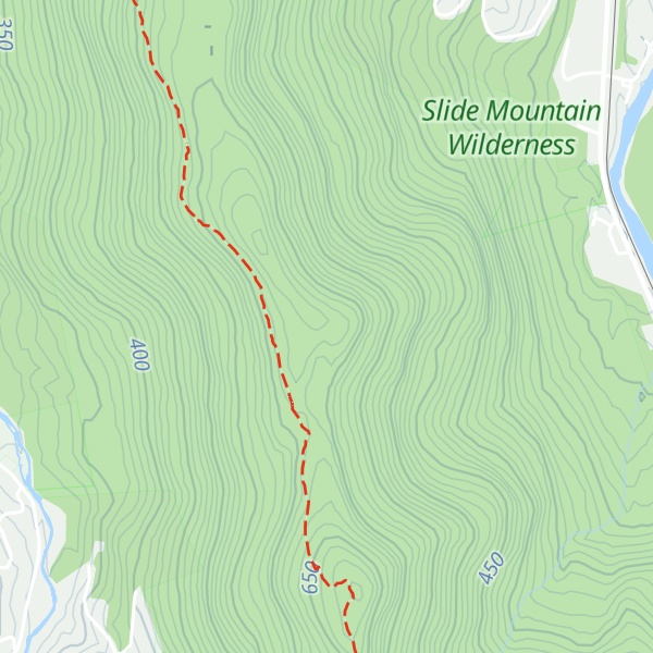 Map of Romer Mountain