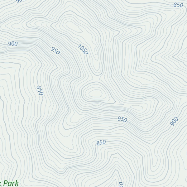 Map of Dun Brook Mountain