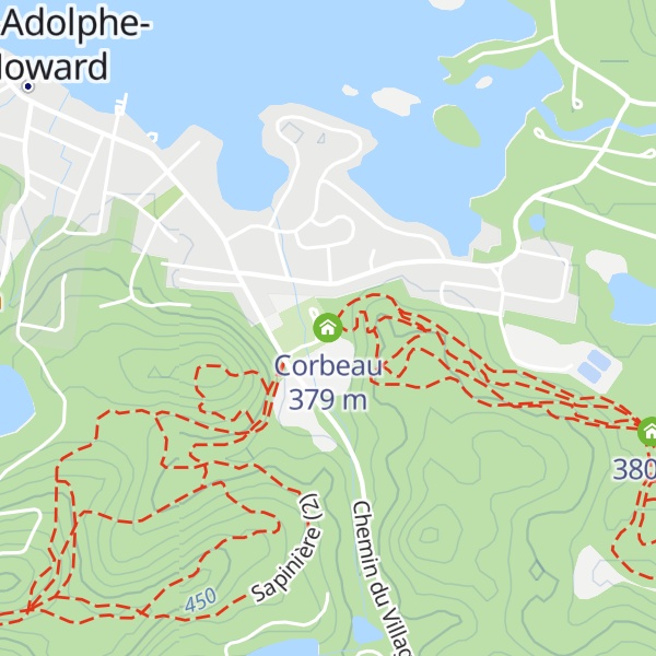 Map of Corbeau