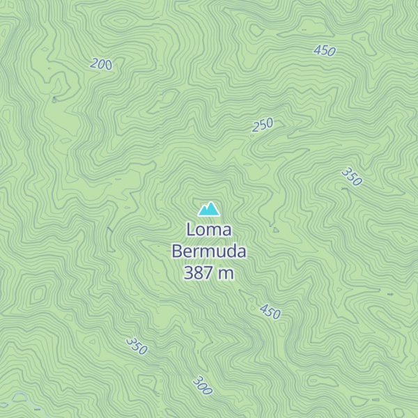 Map of Loma Bermuda