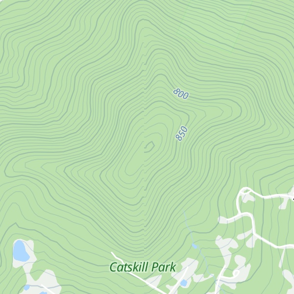 Map of Tower Mountain