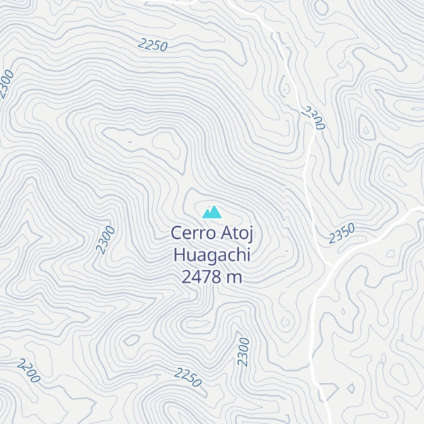 Map of Cerro Atoj Huagachi