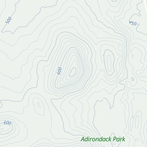 Map of Daniel Mountain