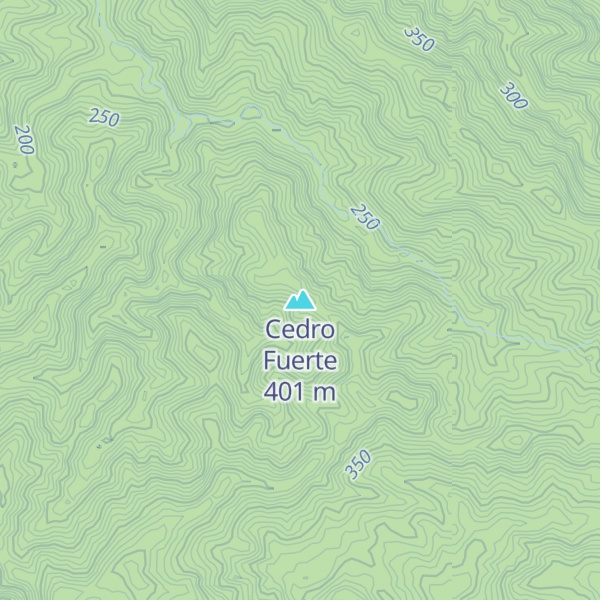 Map of Cedro Fuerte