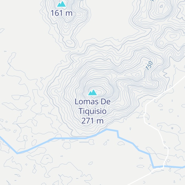 Map of Lomas De Tiquisio