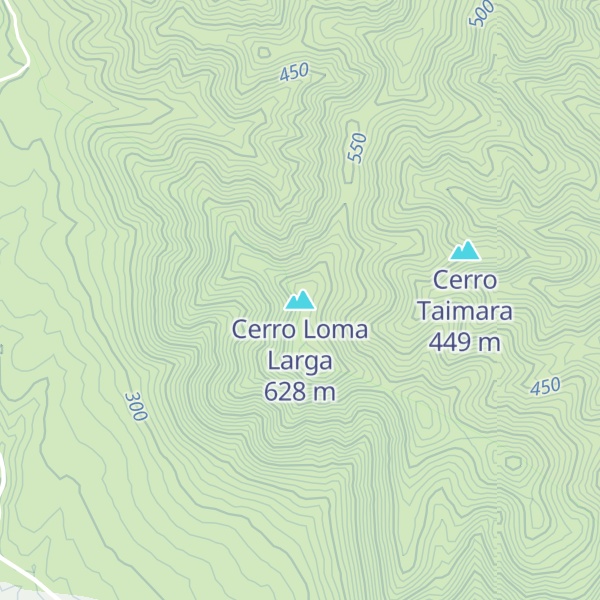 Map of Cerro Loma Larga