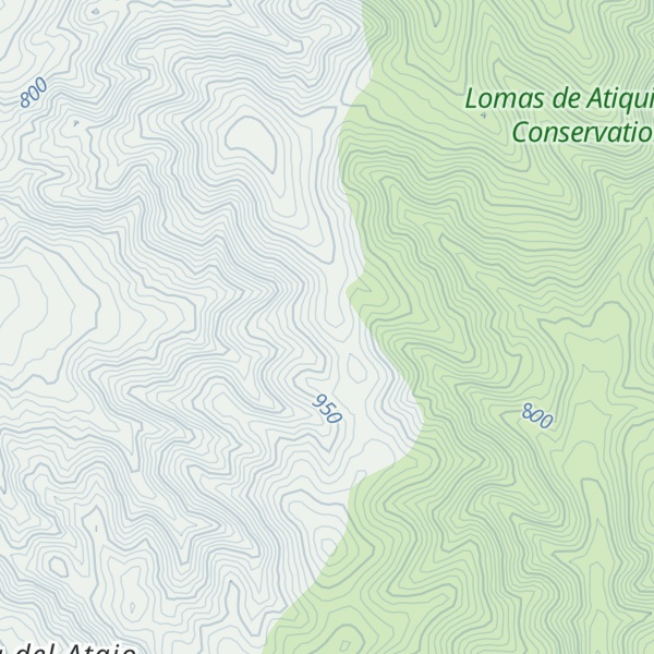 Map of Cerro Lechuceros