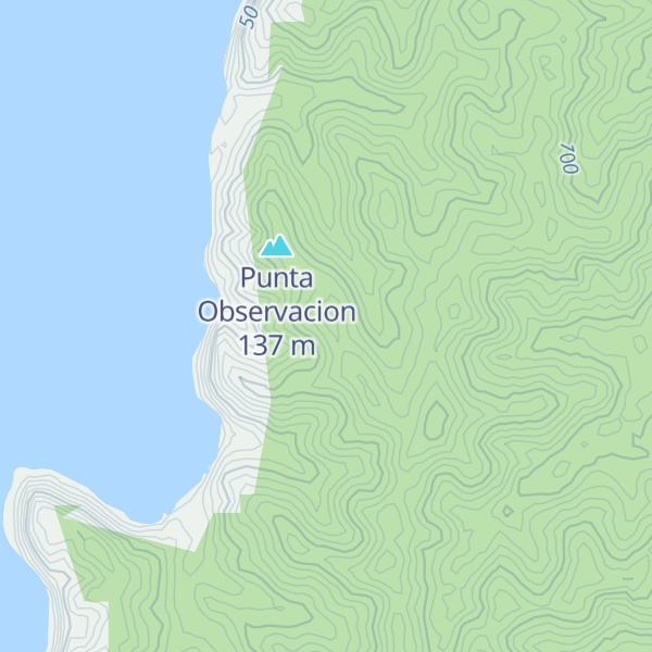 Map of Punta Obserracion