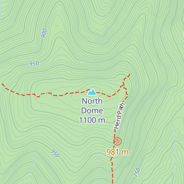 Map of North Dome
