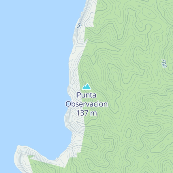 Map of Punta Observacion