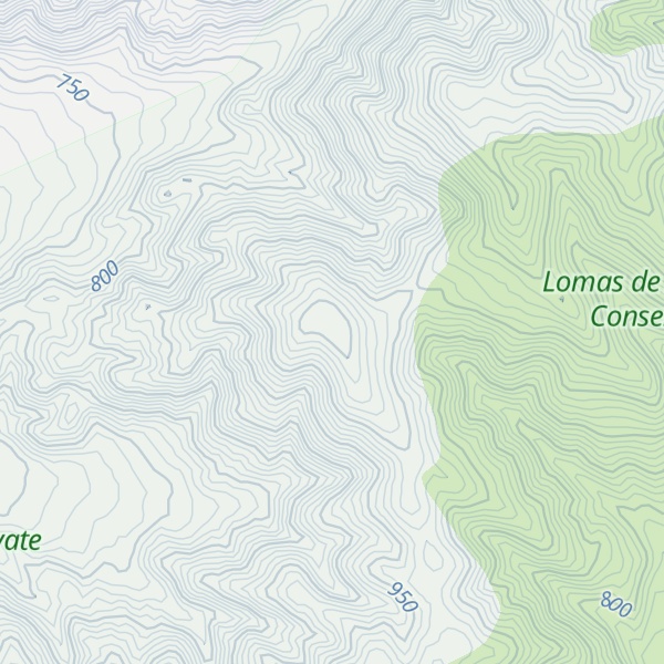 Map of Cerro Lechucero